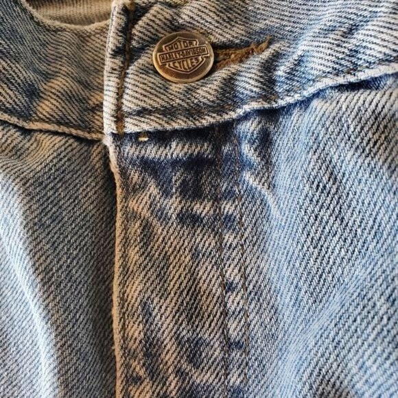 Harley-Davidson Vintage Pocketed‎ Classic Sz. 14 x 28 Blue Jeans - Picture 4 of 10